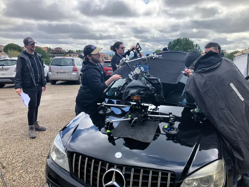 Rodaje Coche El Ramo